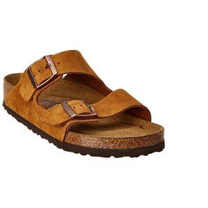 Birkenstock Women's Arizona Soft Footbed Suede Leather Sandal